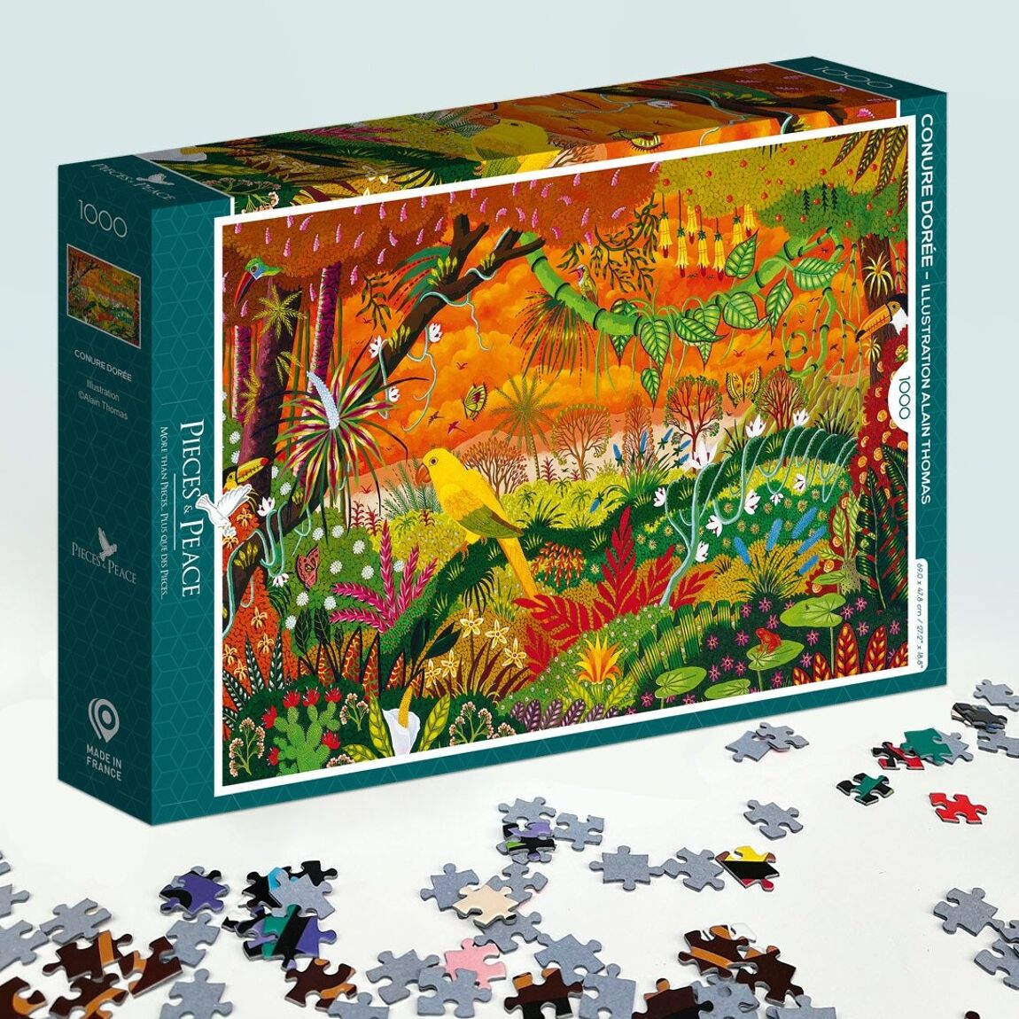 Puzzle - Conure Doree - 1000 pieces