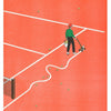 Riso Art Print - Simon Bailly - Roland Garros