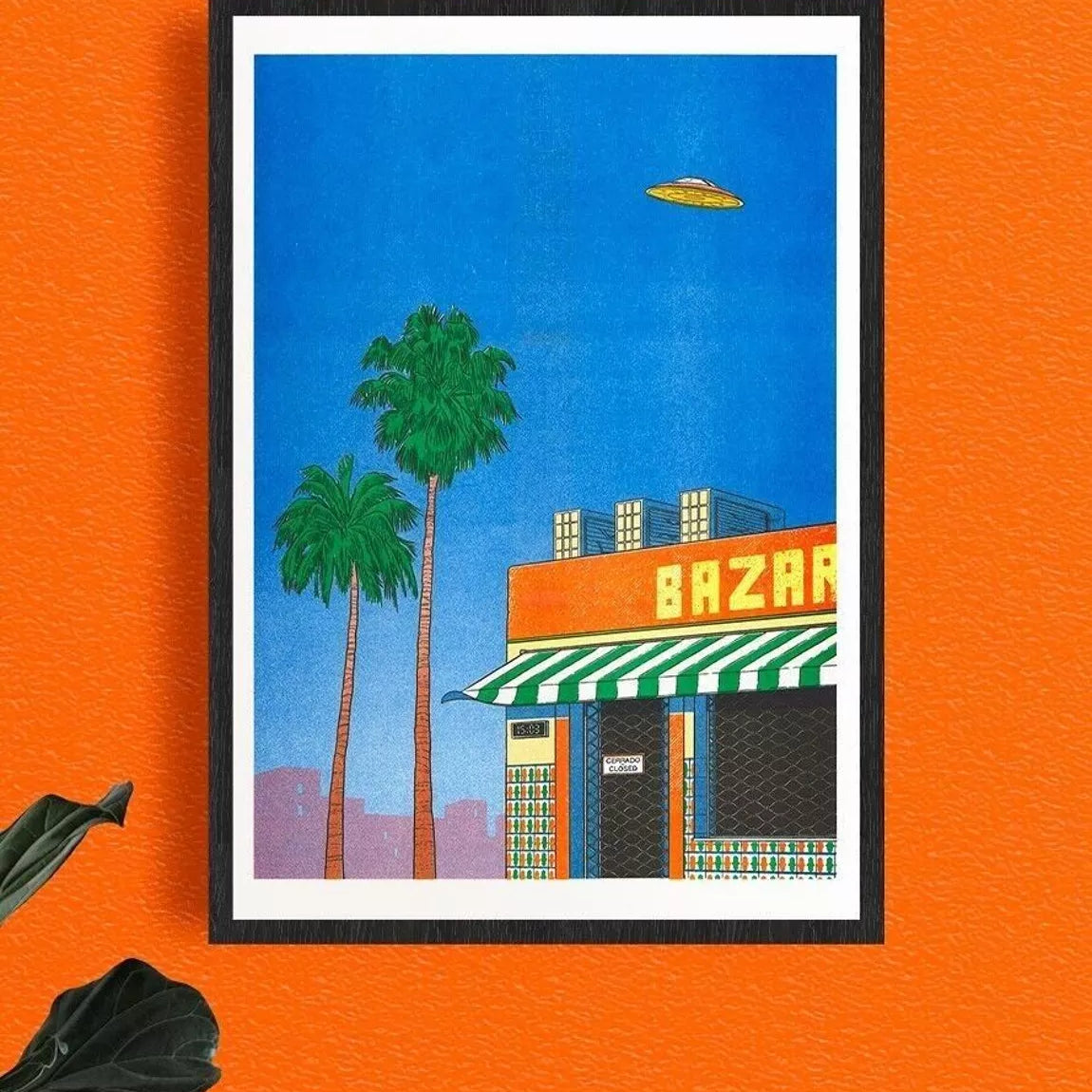 Riso Art Print - Simon Bailly - L´Espagne a 15h