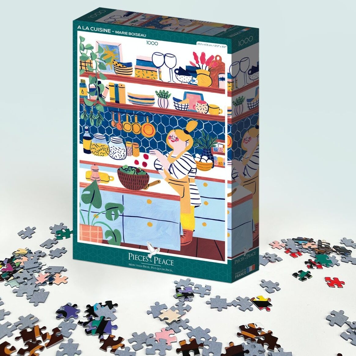 Puzzle - Al la cuisine - Marie Boiseau - 1000 piezas