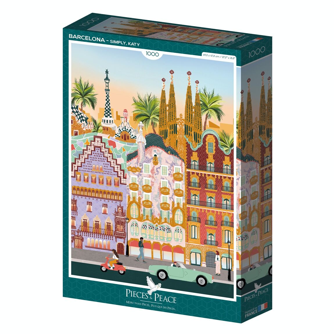 Puzzle - Barcelona - 1000 pieces