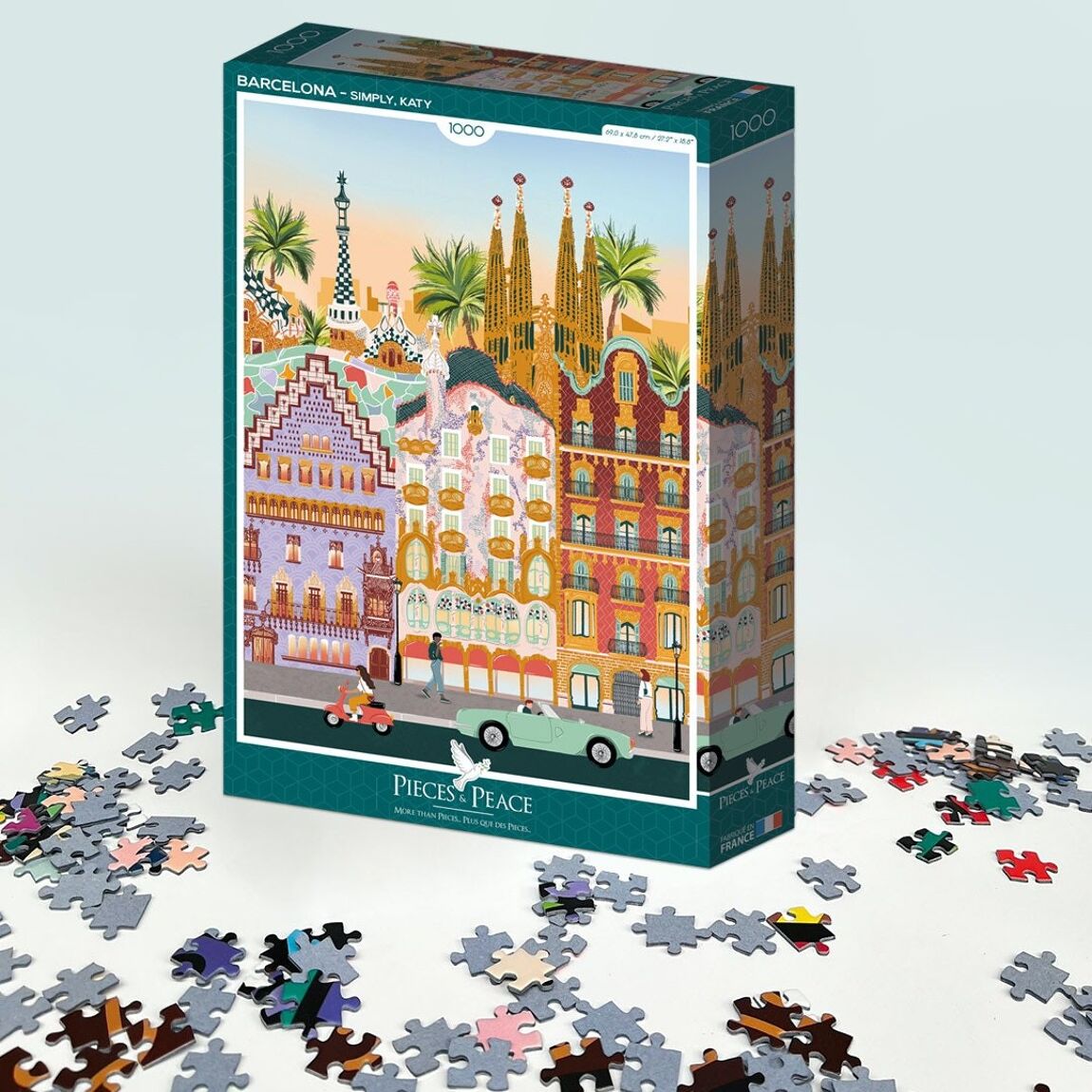 Puzzle Barcelona 1000 piezas