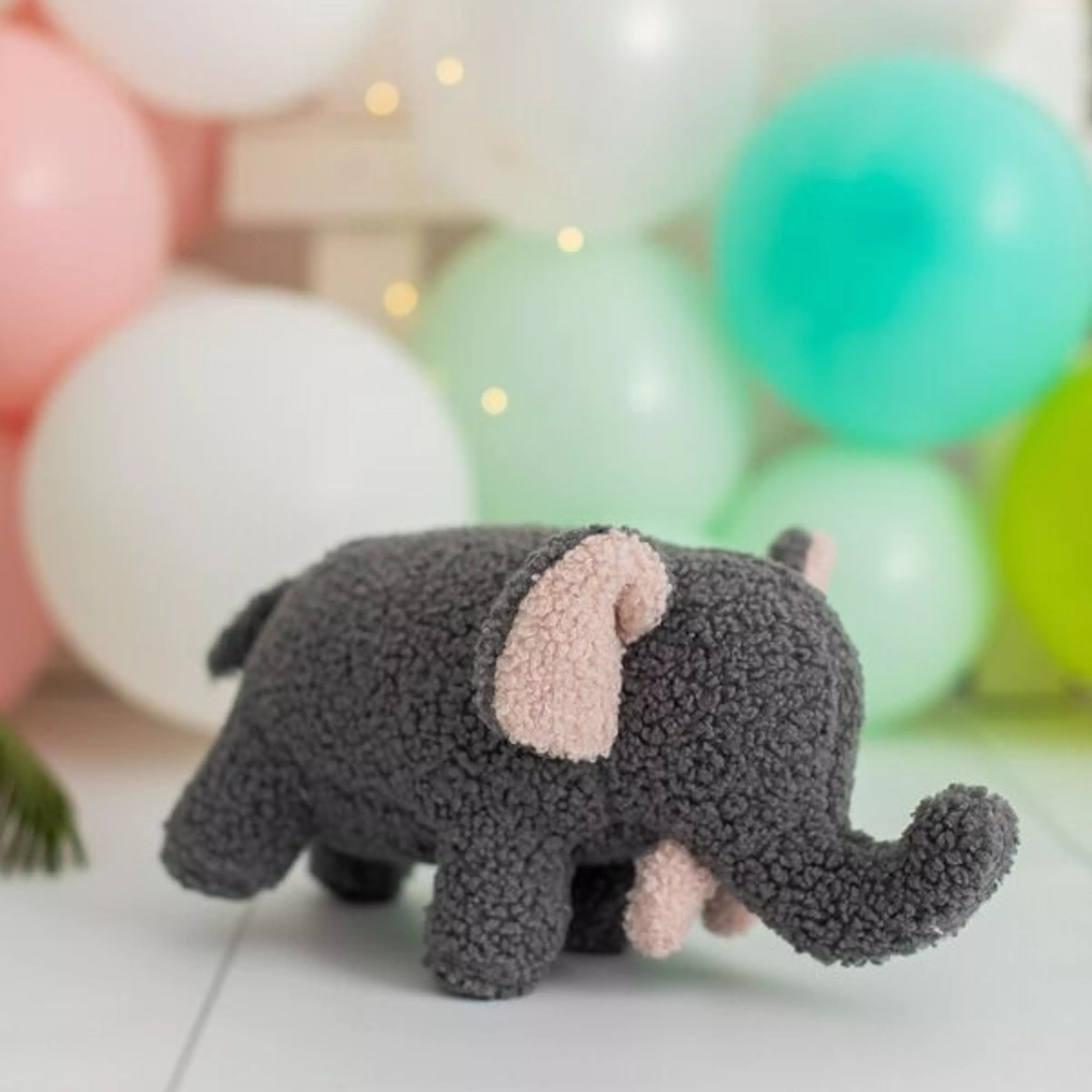 Baby Elephant - Grey Pink