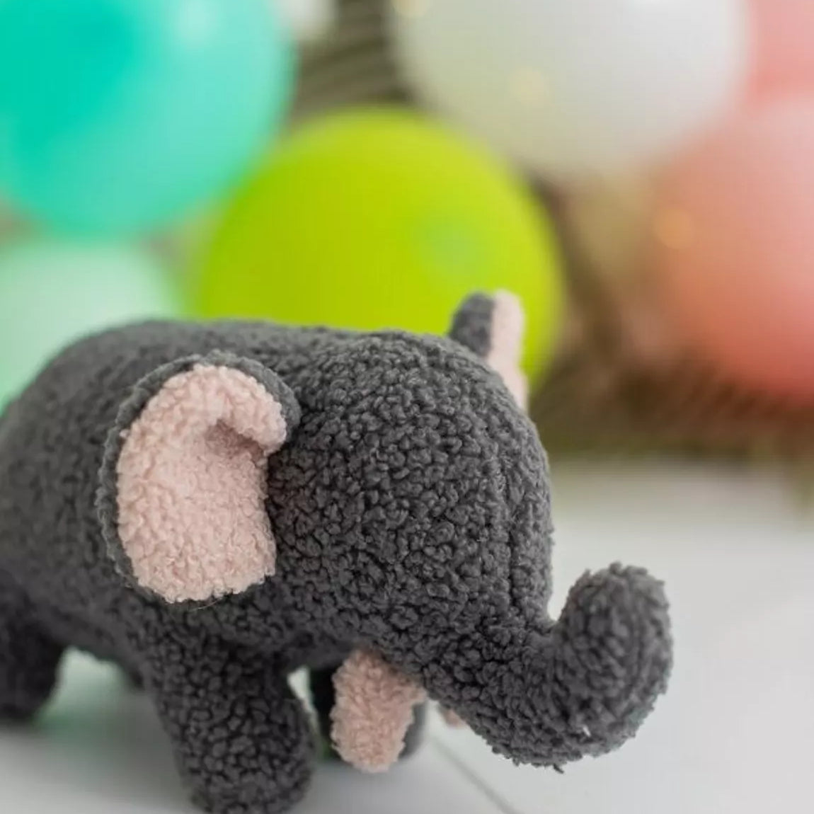 Baby Elephant - Grey Pink