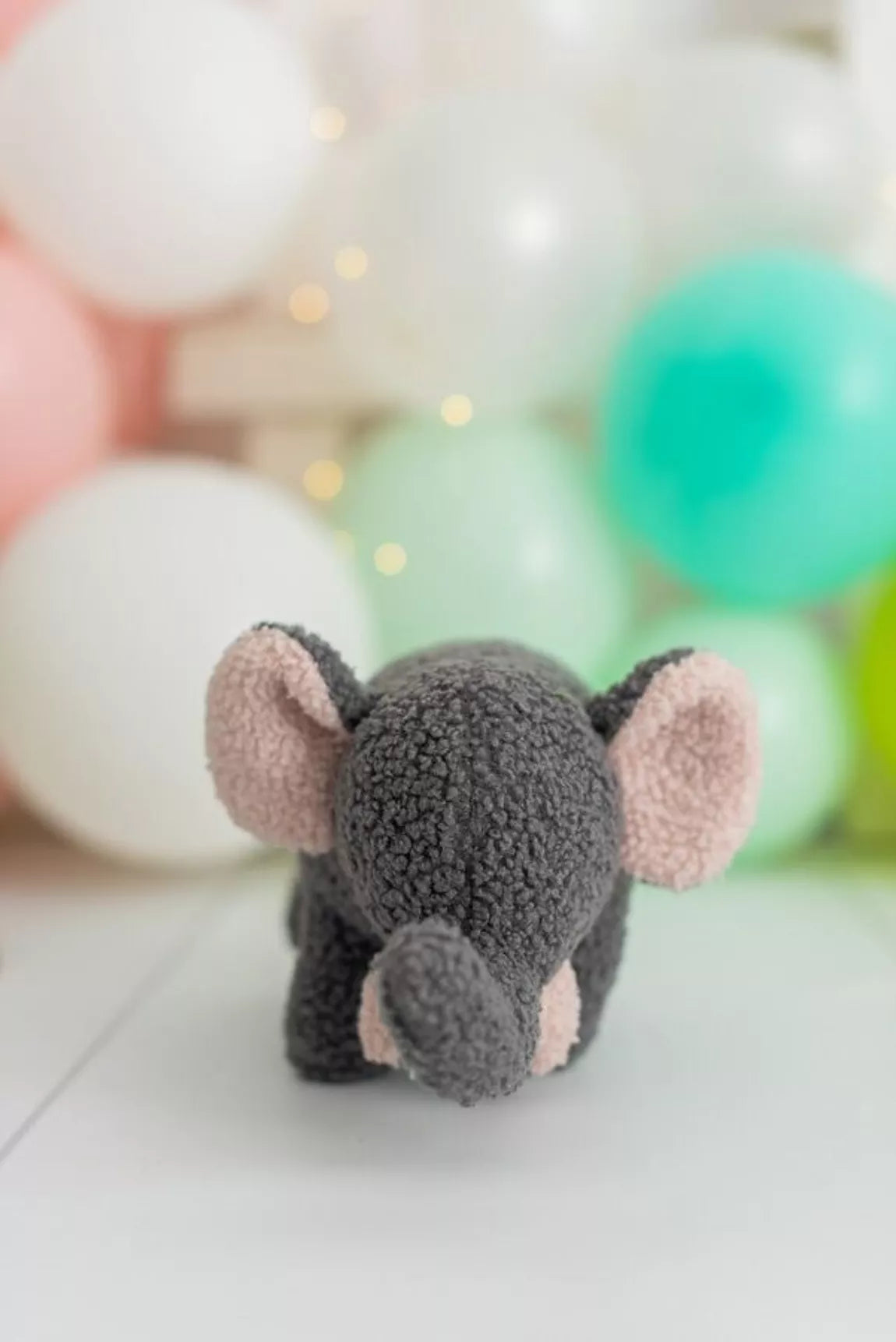 Baby Elephant - Grey Pink