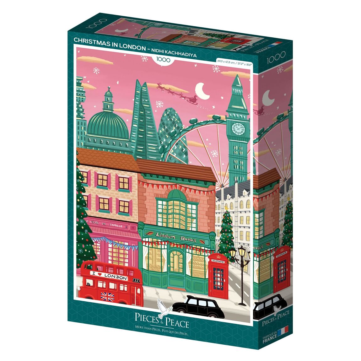 Puzzle Navidad en Londres 1000 piezas