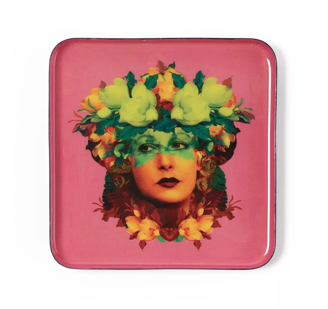 Gangzai Round Tray - Rosana Lady