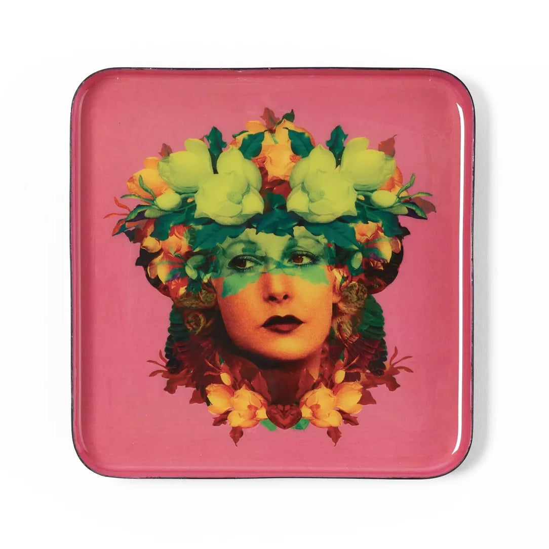 Gangzai - Square Tray Small - Rosana Lady