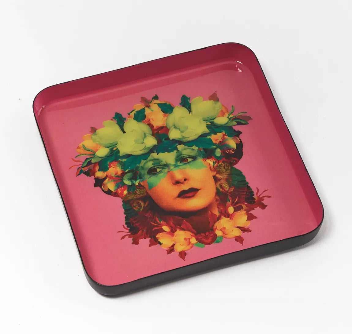 Gangzai Round Tray - Rosana Lady