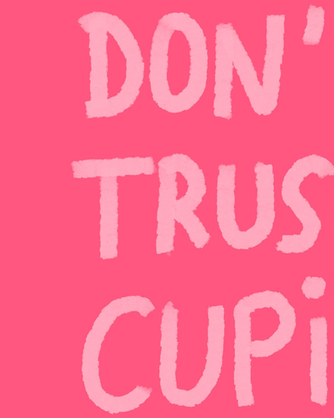 Card "Don´t Trust Cupid"