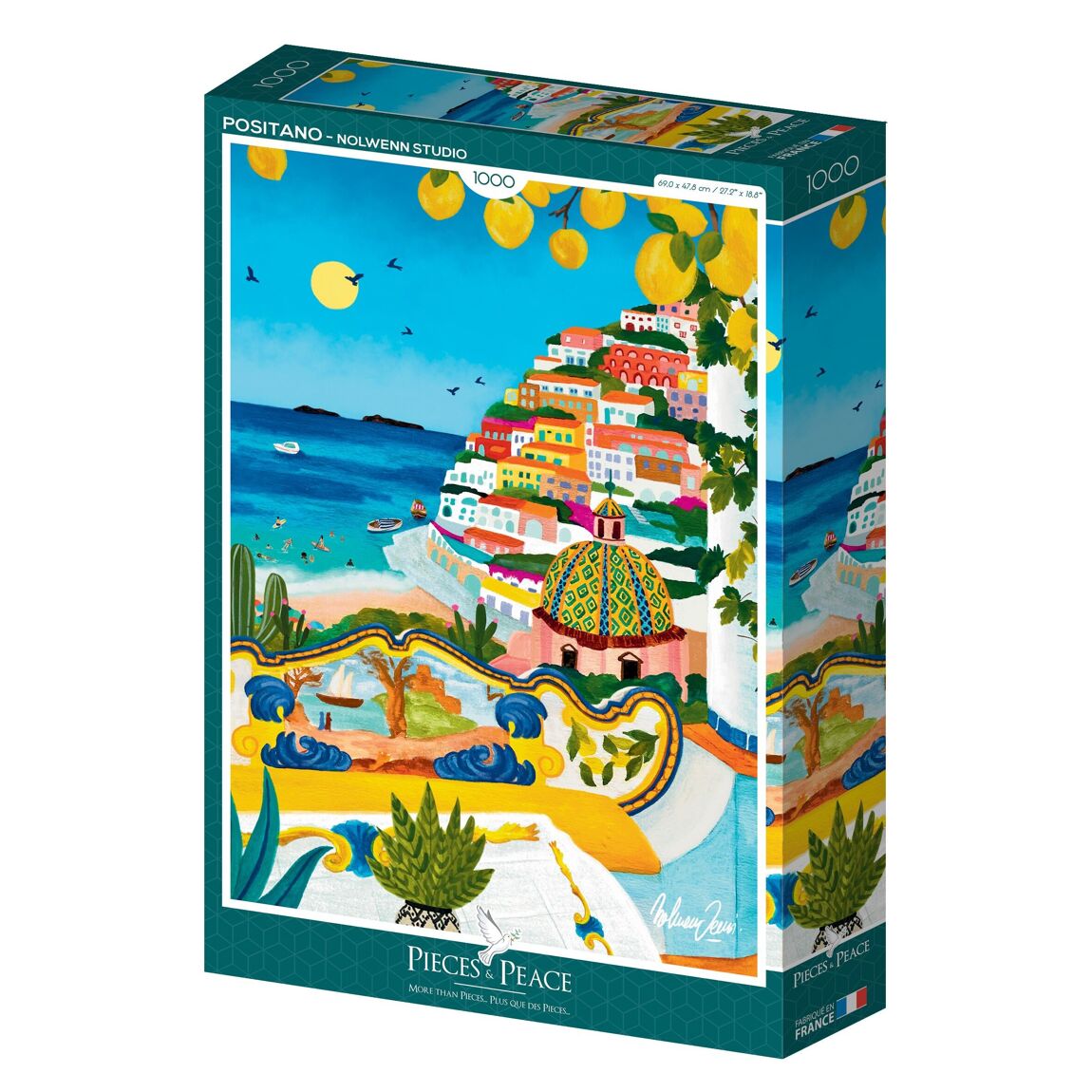 Puzzle - Positano - Nolwenn Studio - 1000 pieces