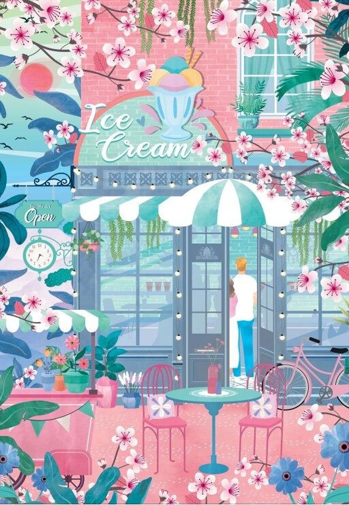 Puzzle - Ice Cream Shop - 1000 pieces