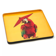 Gangzai - Square Tray - Parrot