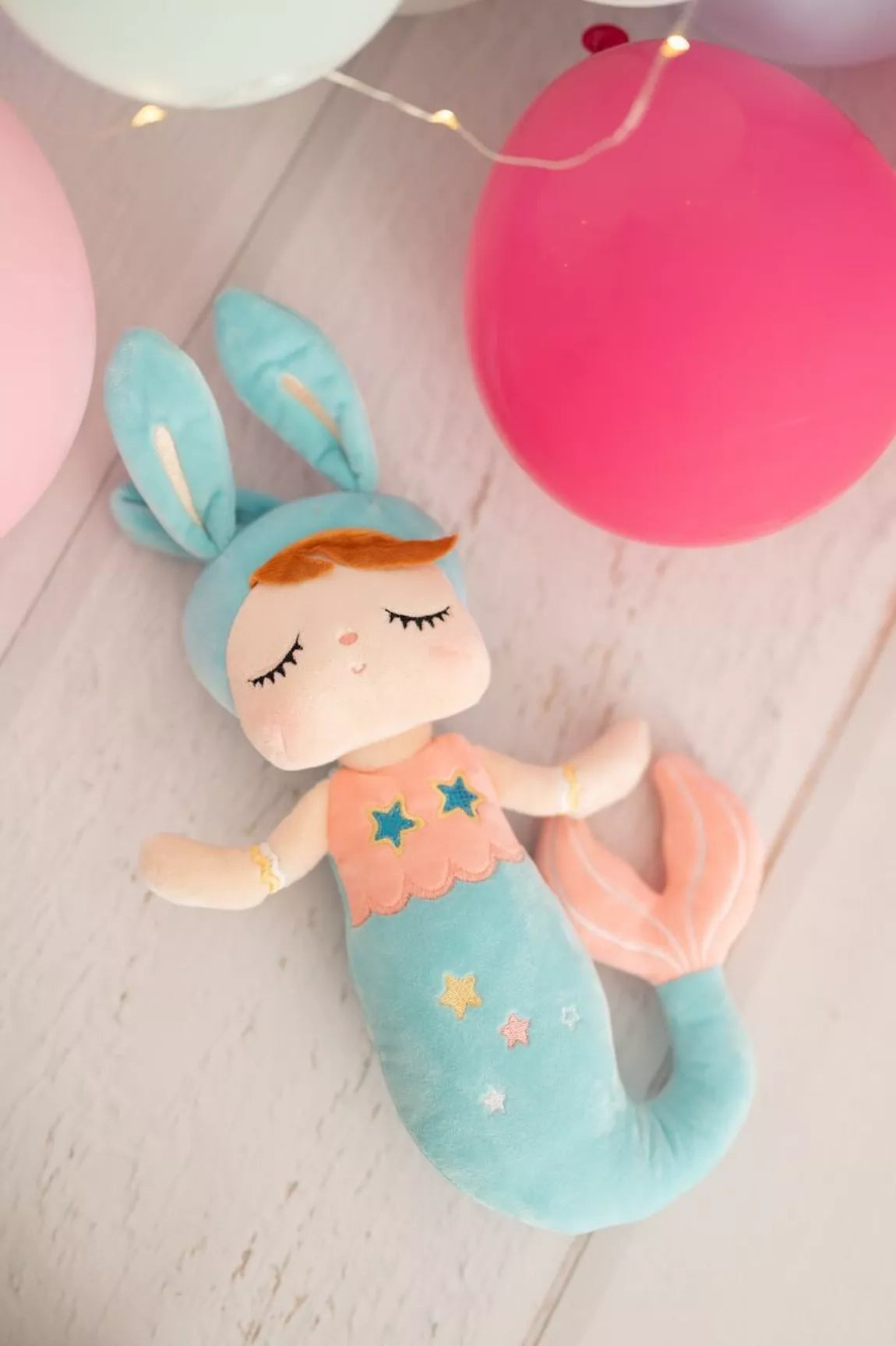 Mermaid Cloth Doll - Blue