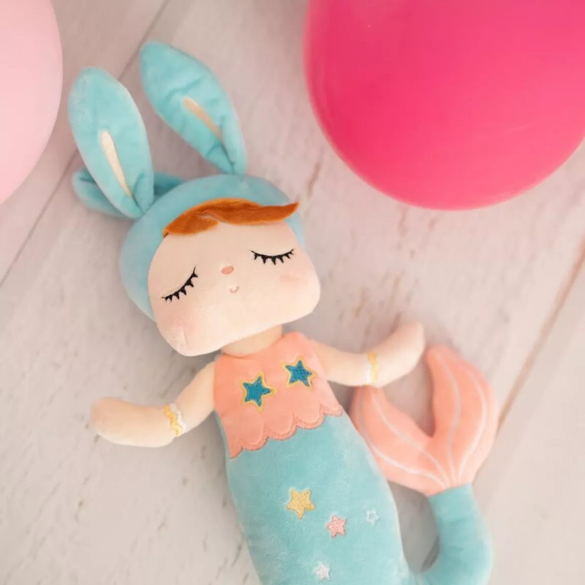 Mermaid Cloth Doll - Blue