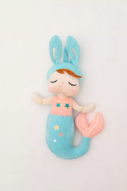 Mermaid Cloth Doll - Blue