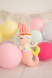 Mermaid Cloth Doll - Pink