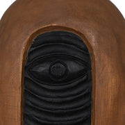 FIGURE MASK WOOD-IRON