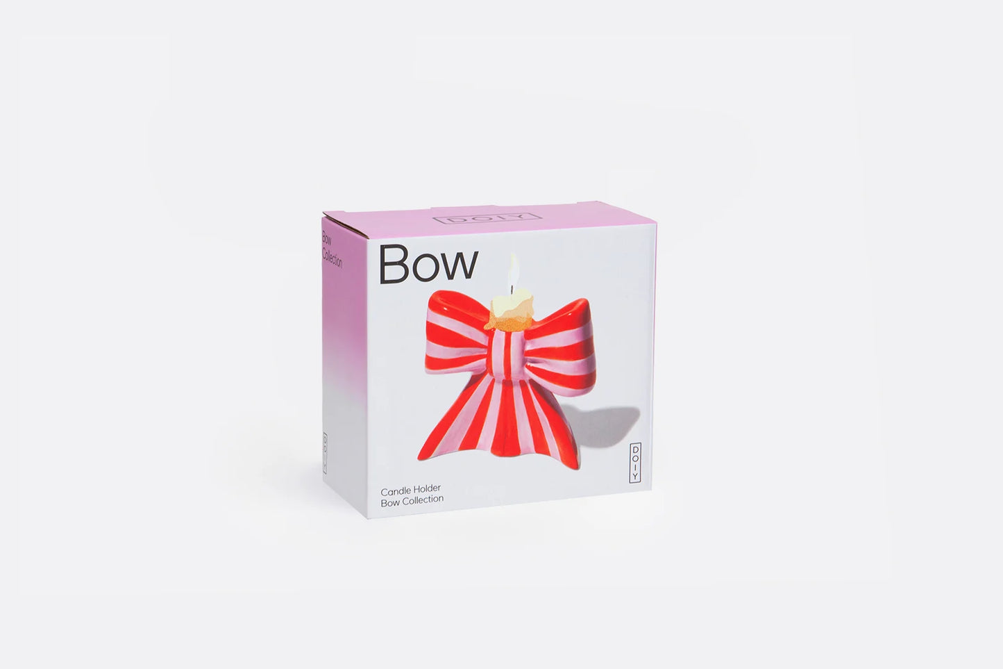 DOIY - Bow Candle Holder L Stripe