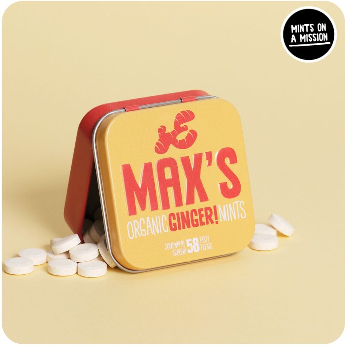 Max’s Organic Mints - Ginger