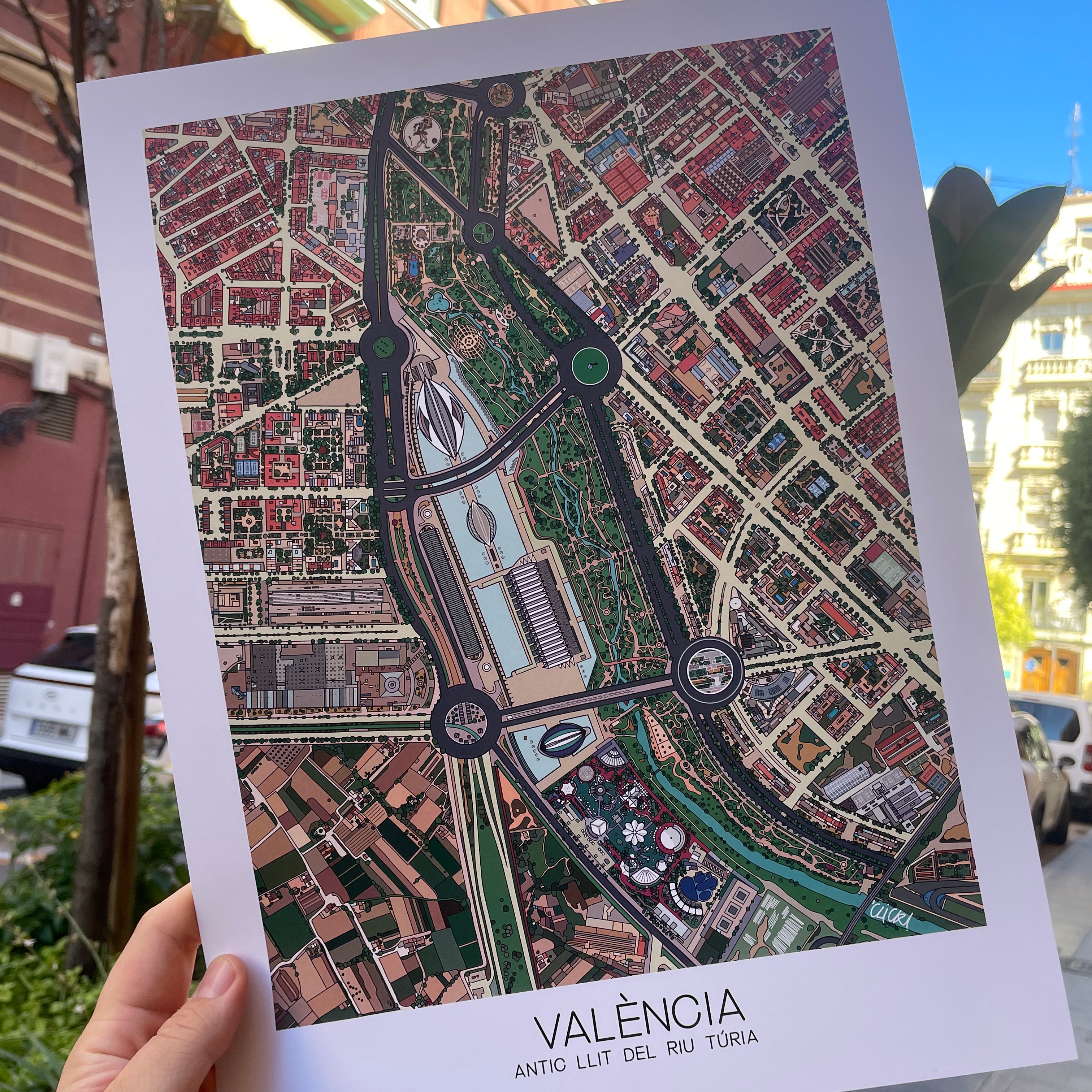 Print - Valencia Antic Turia