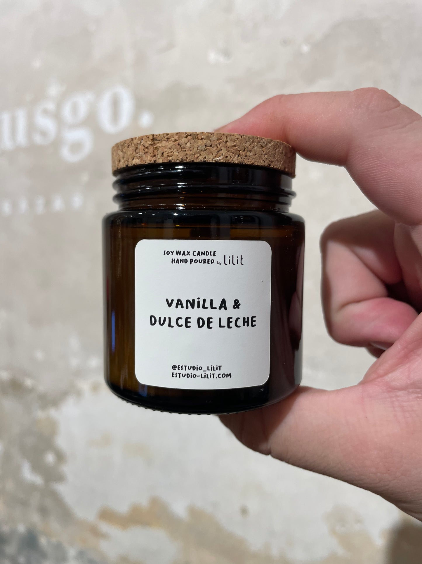 Soy Candle Vanilla & Dulce de Leche 120ml - 25h