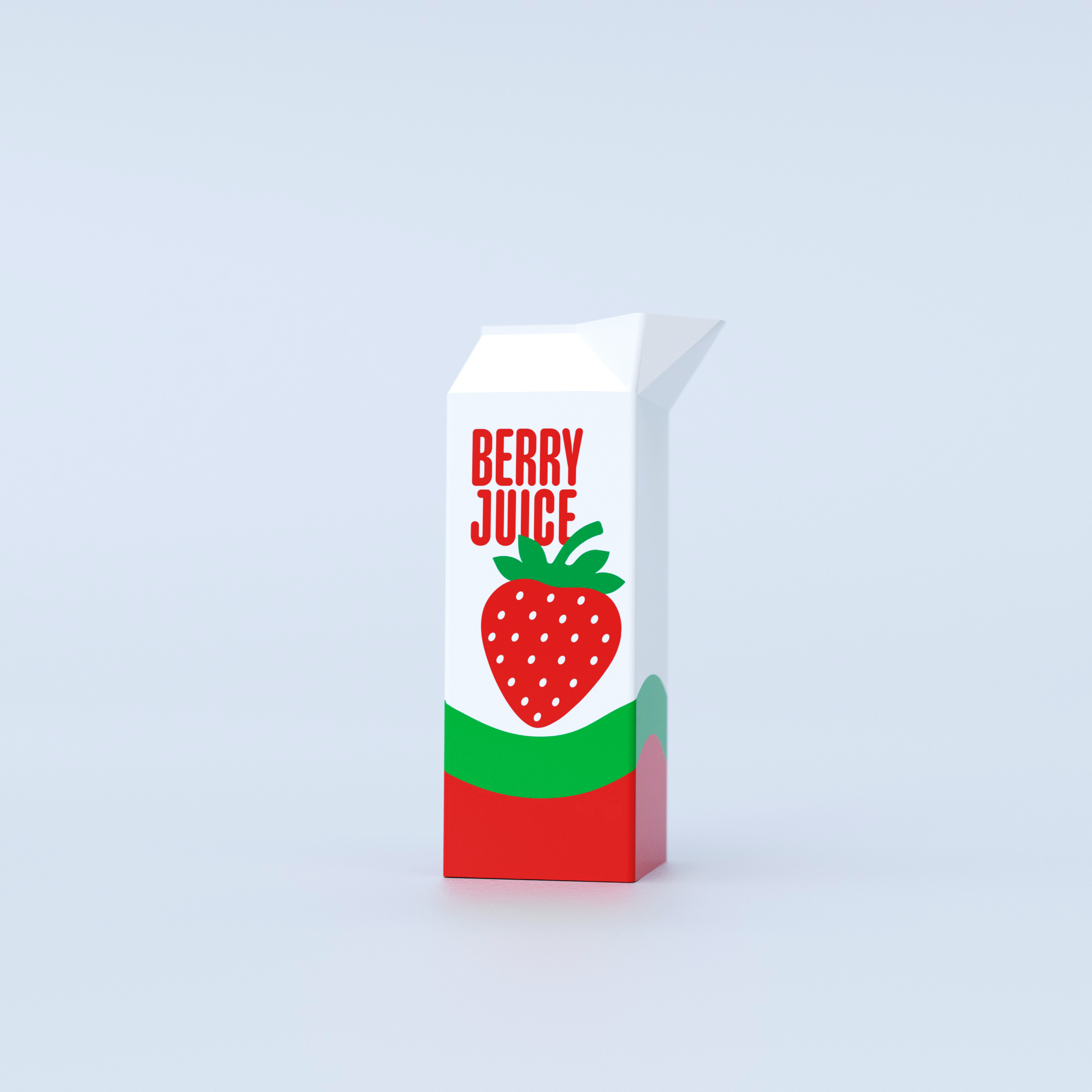 Fluid Market Vase - Strawberry