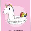 Postcard - You´re A Badass Unicorn