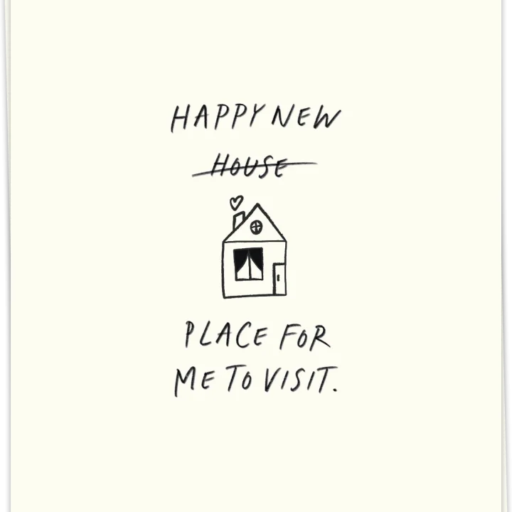 Postcard - Happy New Place For Me