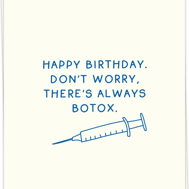 Postcard - Happy Birthday Botox