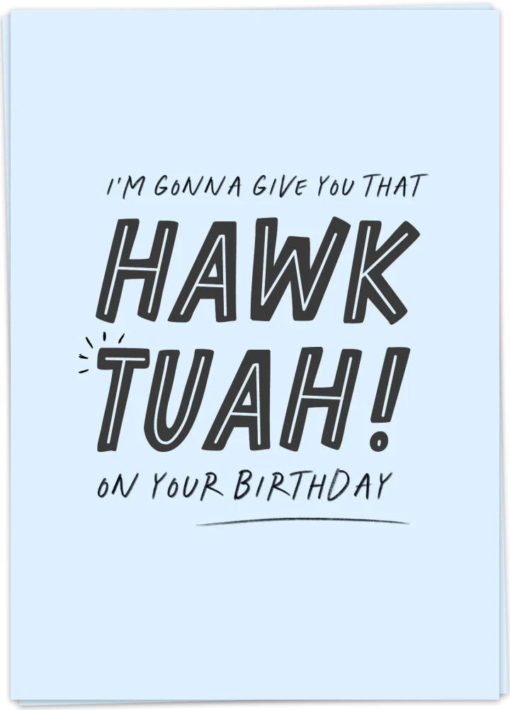 Postcard - Hawk Tuah