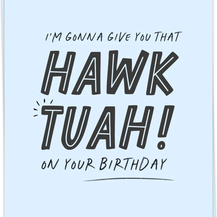 Postcard - Hawk Tuah