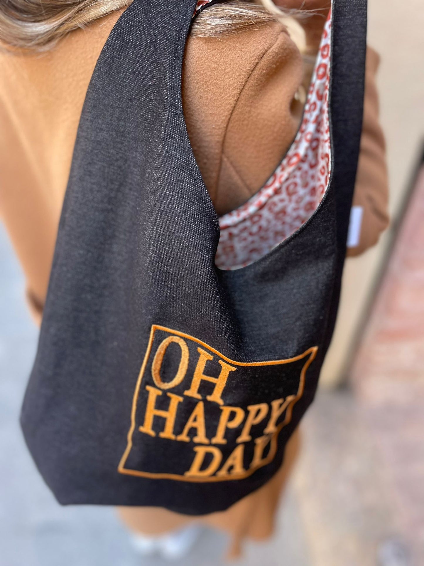 Bolso Hobo Hecho a Mano 'Oh Happy Day'