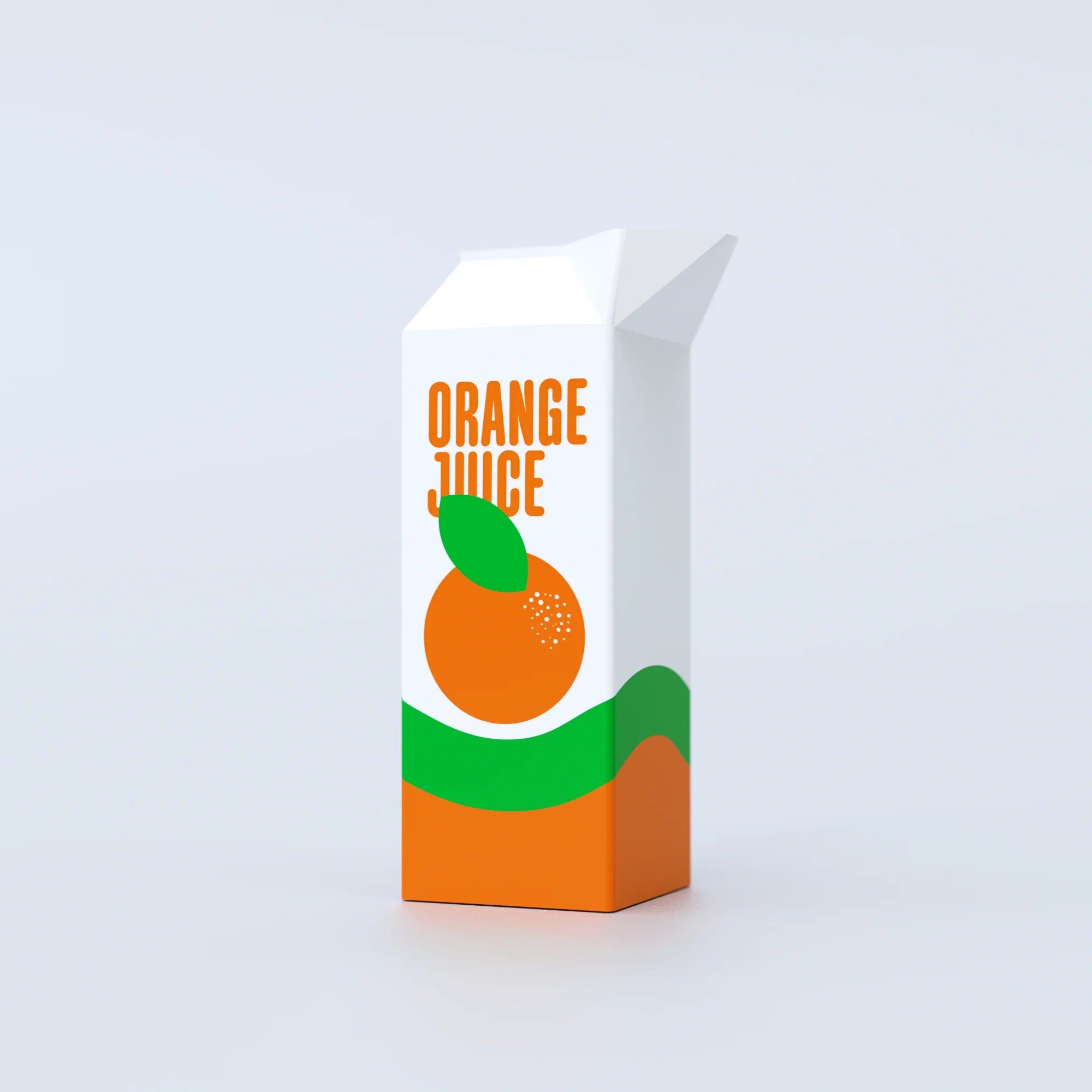 Fluid Market Vase - Orange Juice