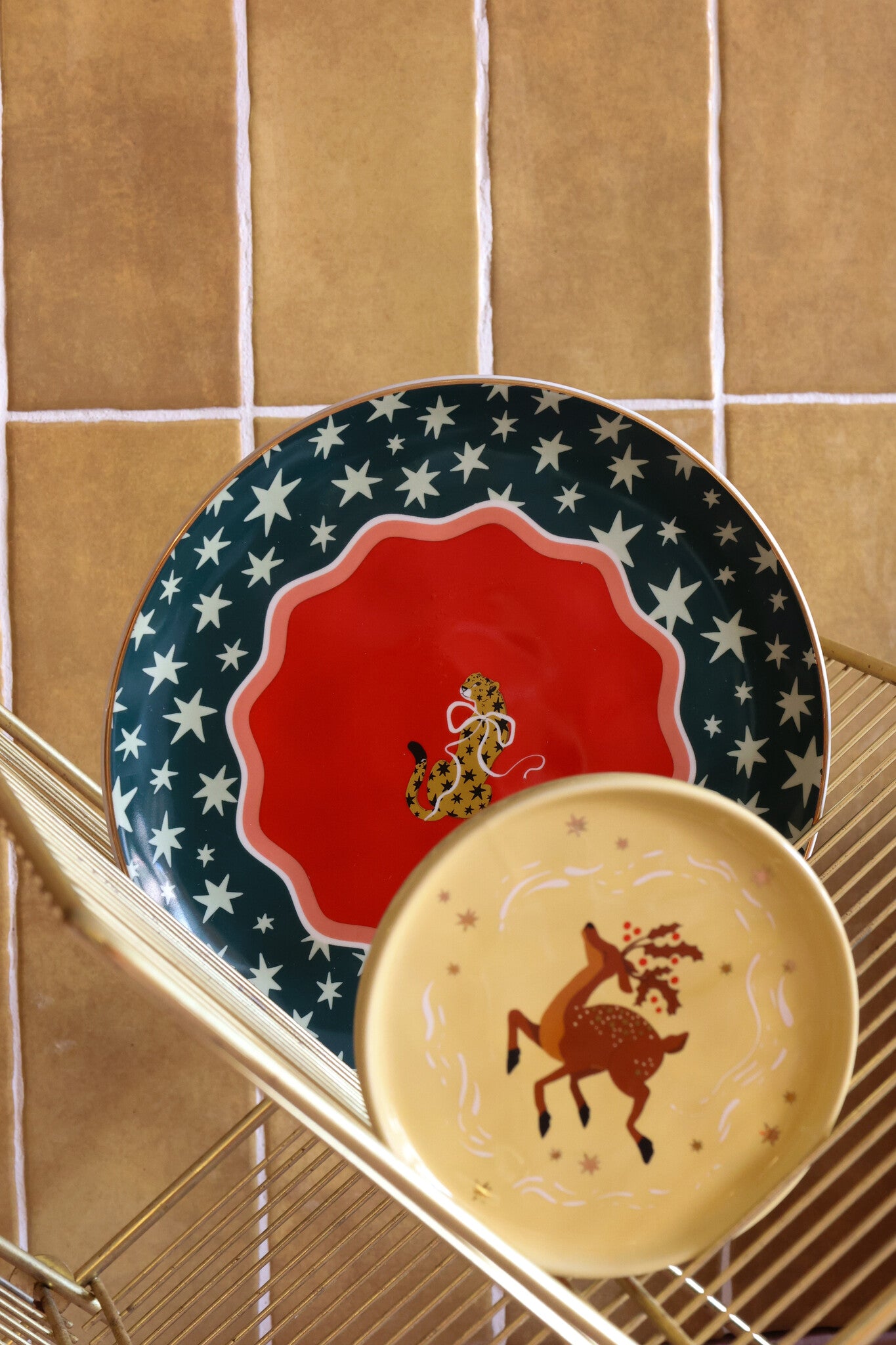 Tableware ATLITW - Plate Reindeer and Bow